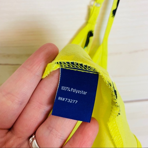 Apt. 9 neon bright bird print camisole blo… - Picture 5 of 6